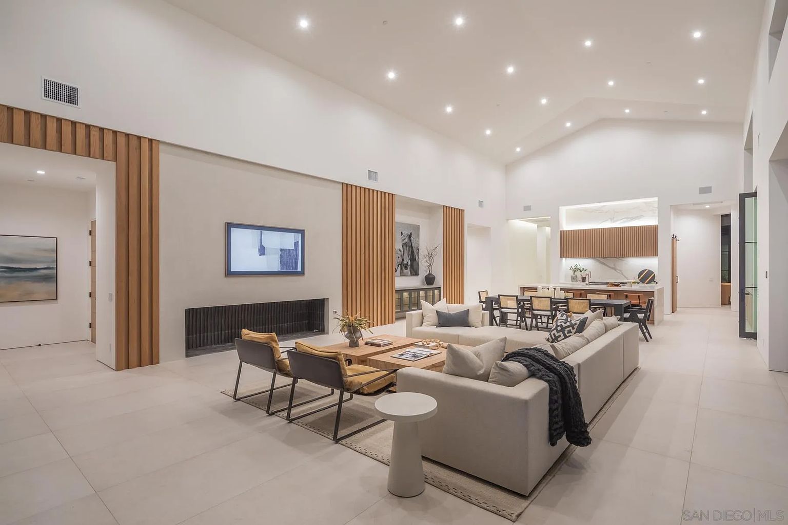 Linea Del Cielo modern estate, Rancho Santa Fe — foundation and concrete by 4x8