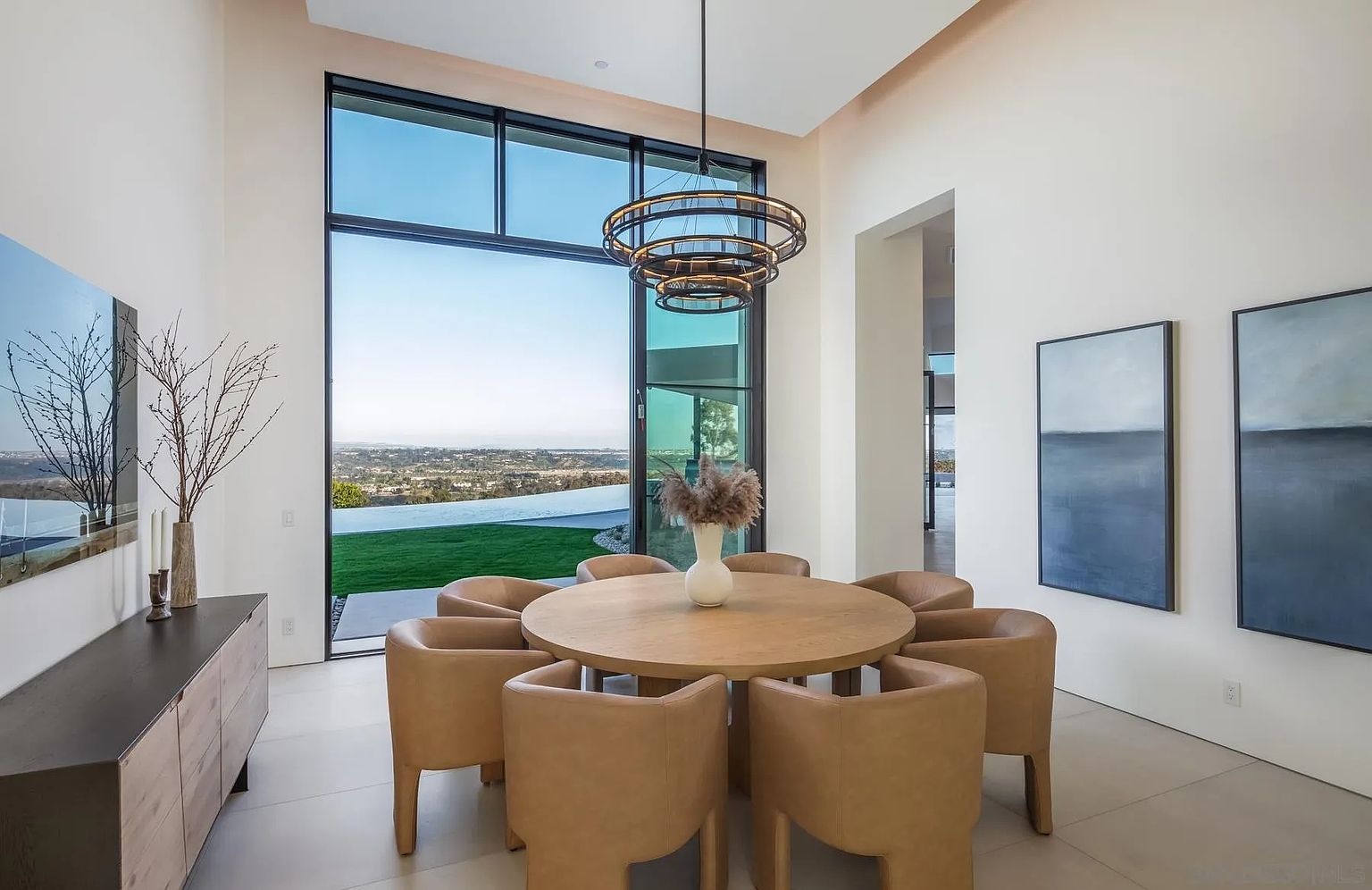 Linea Del Cielo modern estate, Rancho Santa Fe — foundation and concrete by 4x8