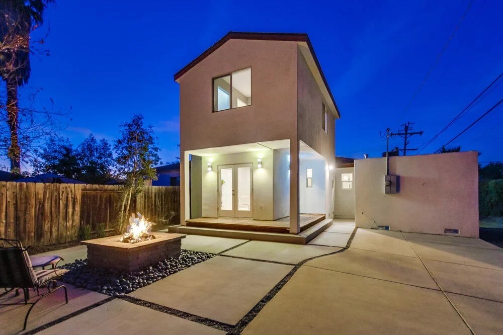 Modern Remodel at Twilight — 4x8 Construction