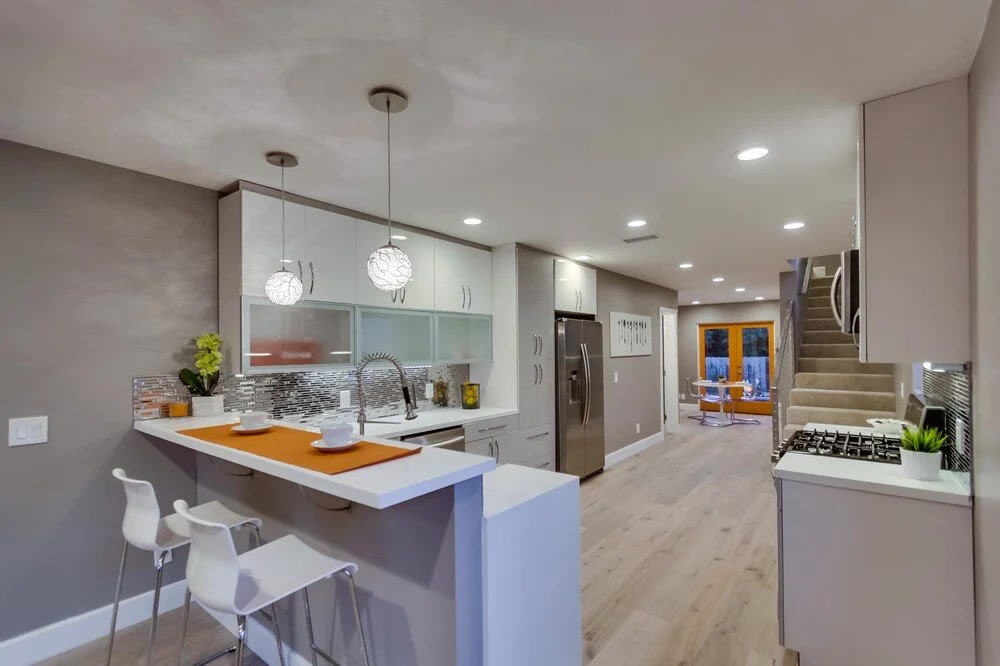 Modern Remodel at Twilight — 4x8 Construction