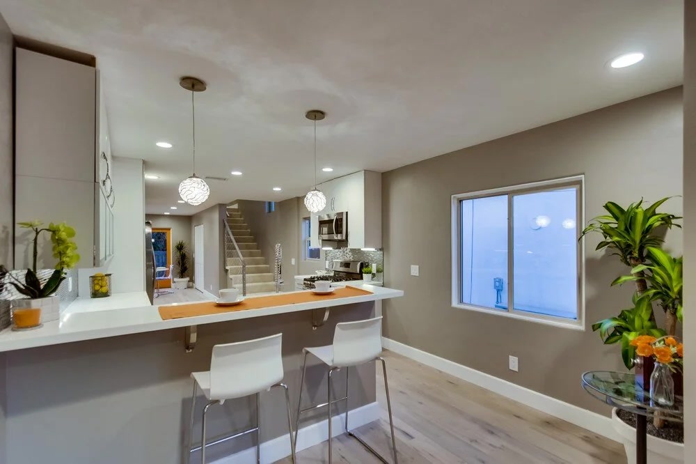 Modern Remodel at Twilight — 4x8 Construction