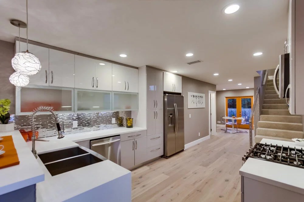 Modern Remodel at Twilight — 4x8 Construction