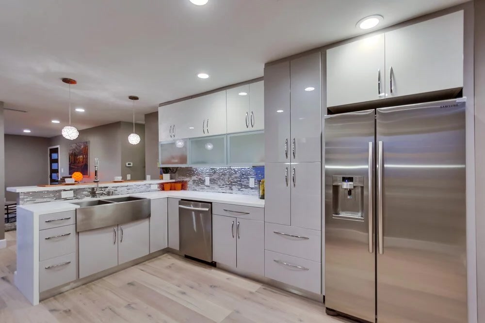 Modern Remodel at Twilight — 4x8 Construction