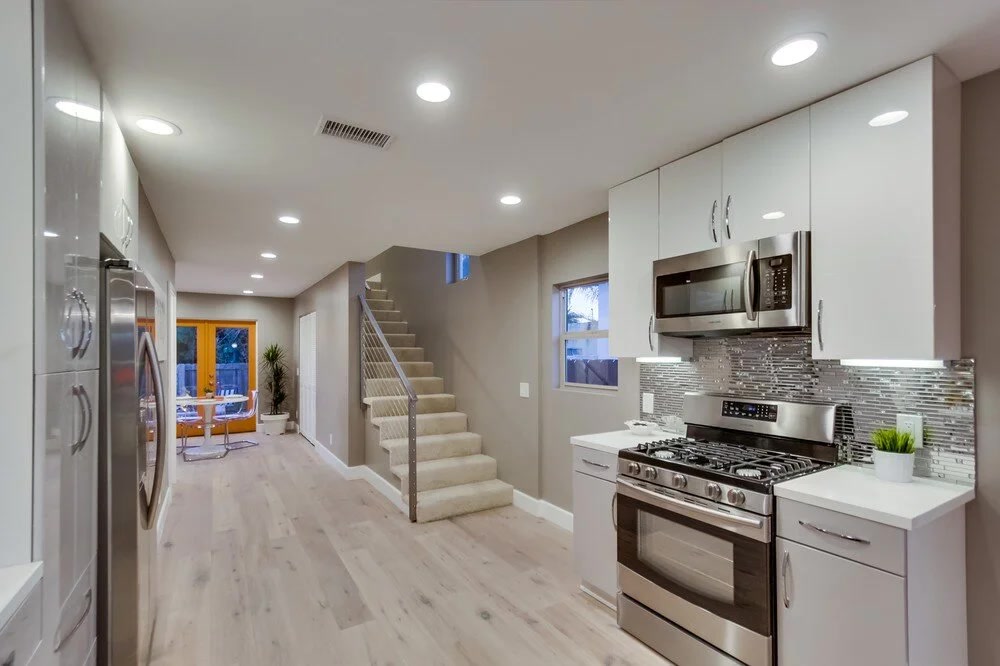Modern Remodel at Twilight — 4x8 Construction