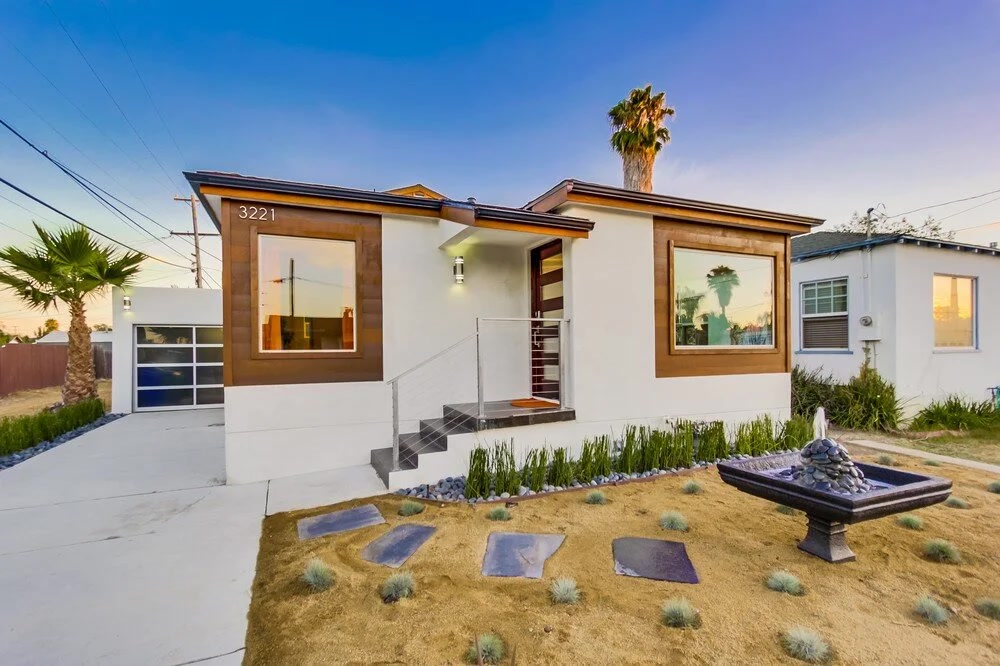 Modern Remodel at Twilight — 4x8 Construction