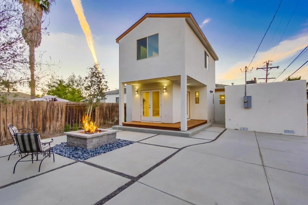 Modern Remodel at Twilight — 4x8 Construction